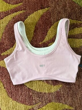 set active formcloud layered bra - cowgirl